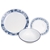 CORELLE 18pc Chip Resistant Winter Frost Dinner Set, Frost White, Service f