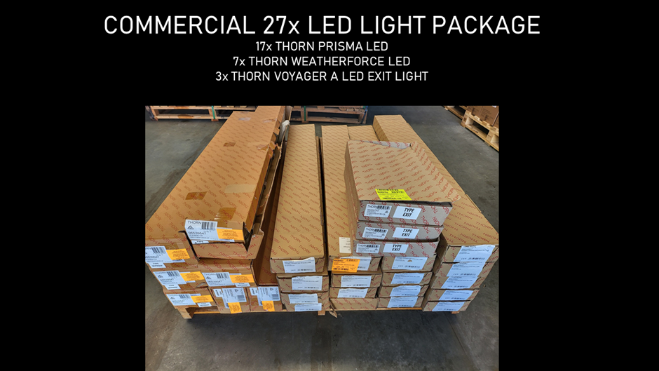 Unreserved Commercial LED Light Package