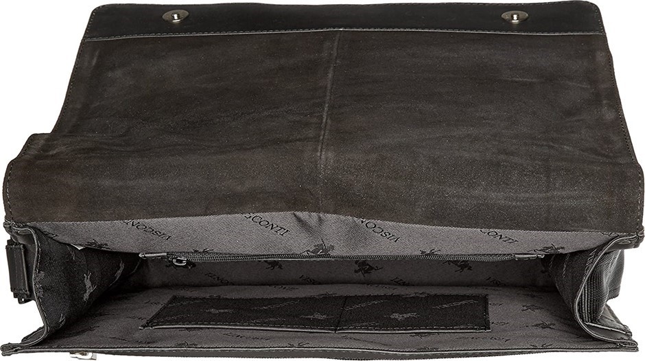 Visconti leather best sale distressed messenger bag