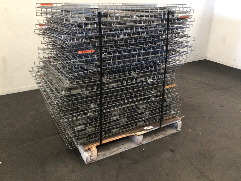 Approx. 51 x Mesh PLT Racking Shelves Auction (0025-7045591) | Grays ...