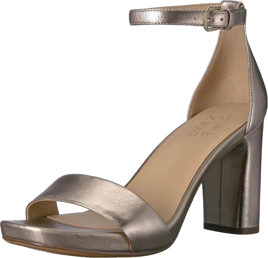 NATURALIZER Women's Joy Sandal Heel, Size US11, Light Bronze.(G1728L4200)