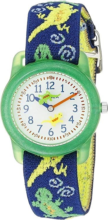 Timex boys time machines discount analog elastic fabric strap watch