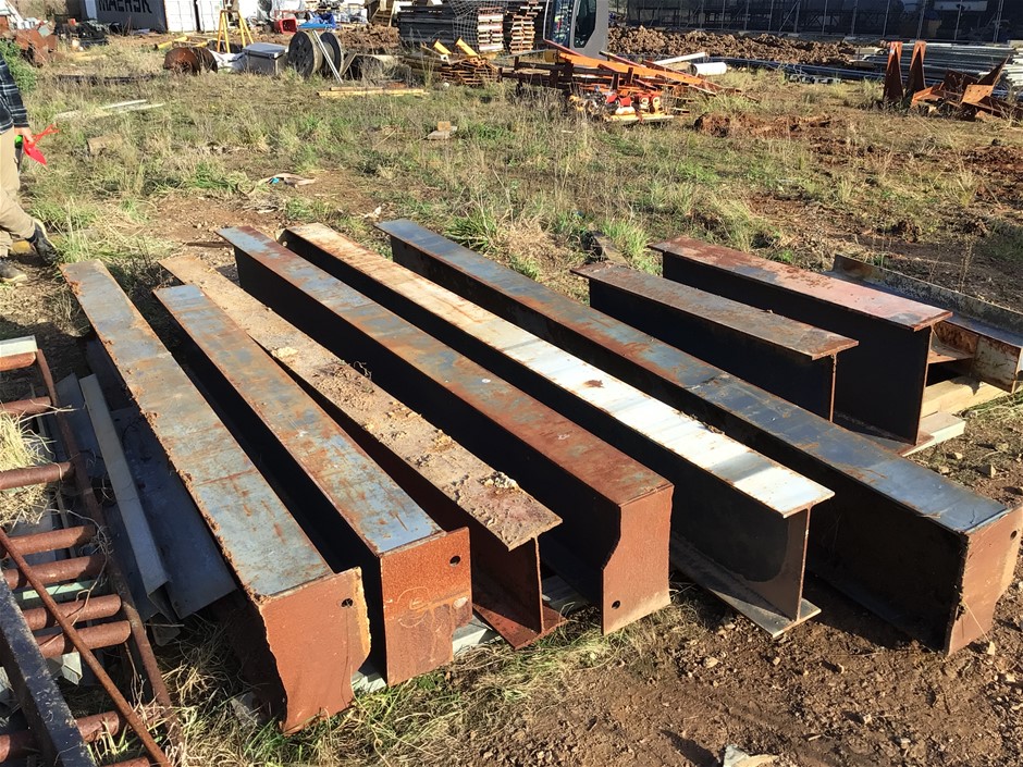 Quantity of I Beams Steel Auction (00343025989) Grays Australia
