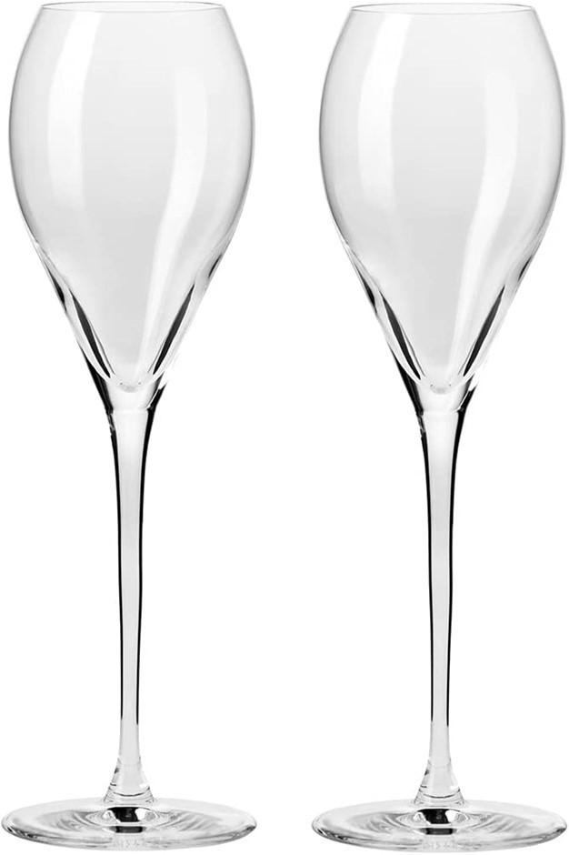 KROSNO Duet Flute 225ML Set of 2 Gift Boxed.