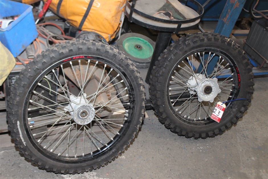 Yamaha 2x Off Road Bike Tyres Auction (00235053543) Grays Australia