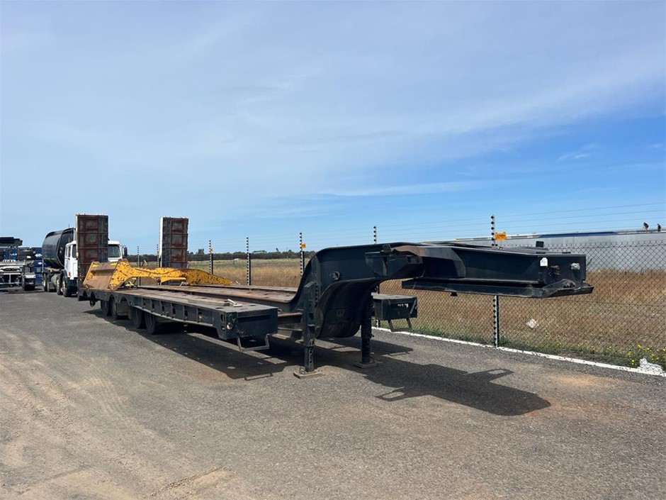 2007 Kennedy Quad Axle Widening Low Loader Trailer Auction (0003