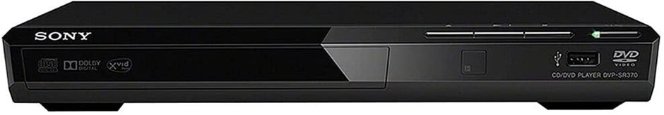 SONY DVPSR370 Compact CD/DVD Home Media Disc Plater, With USB, Black. Buye