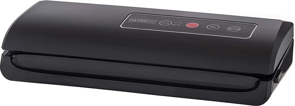 MASTERPRO Vacuum Food Sealer with Bag Cutter, Black.