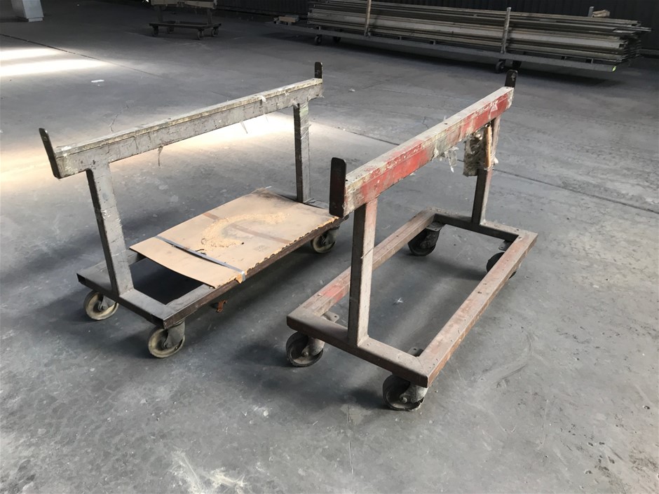 2x Custom Built Mobile Racks Auction (0055-3026461) | Grays Australia