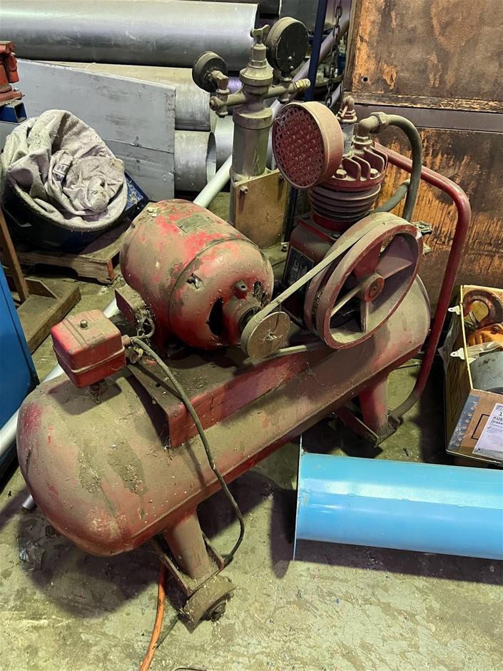 Red compressor Auction (0070-3026493) | Grays Australia