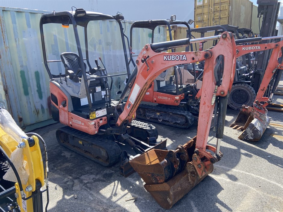 Kubota KX0184 Hydraulic Excavator Auction (00029046069) Grays Australia