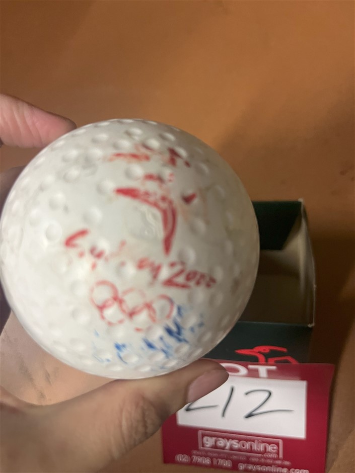 Sydney 2000 Olympics Hockey Ball Women`s Gold Medal Game Official Ball