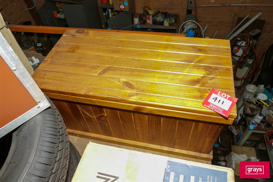 Timber Storage Box Auction (04115054016) Grays Australia