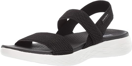 SKECHERS Women s 15312 On The go 600 Sandal Size US 10 Black