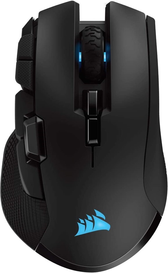 CORSAIR Ironclaw Wireless RGB Optical Rechargeable Gaming Mouse, 3-zone. NB
