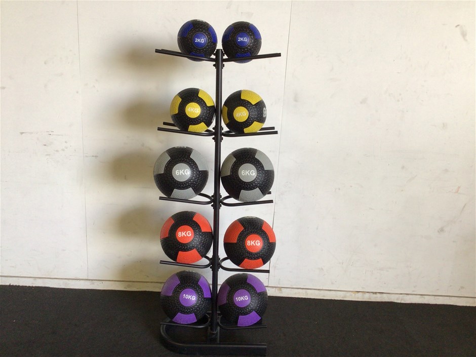 Medicine Balls with Stand Auction (00187047272) Grays Australia