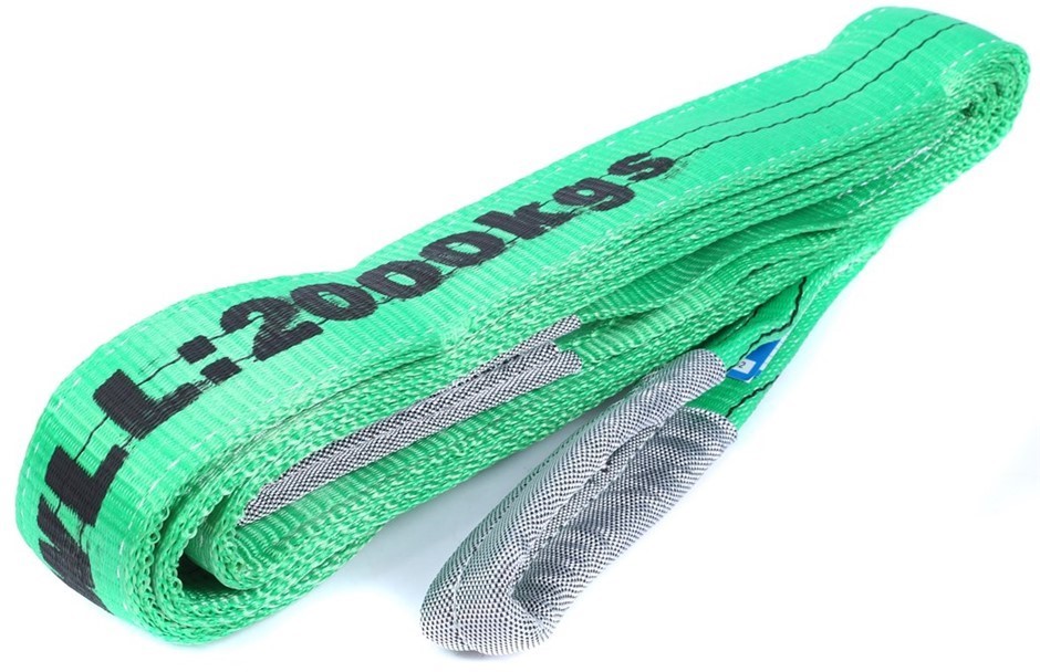 Flat Webb Lifting Sling WLL 2,000kg x 4M (With Test Cert).