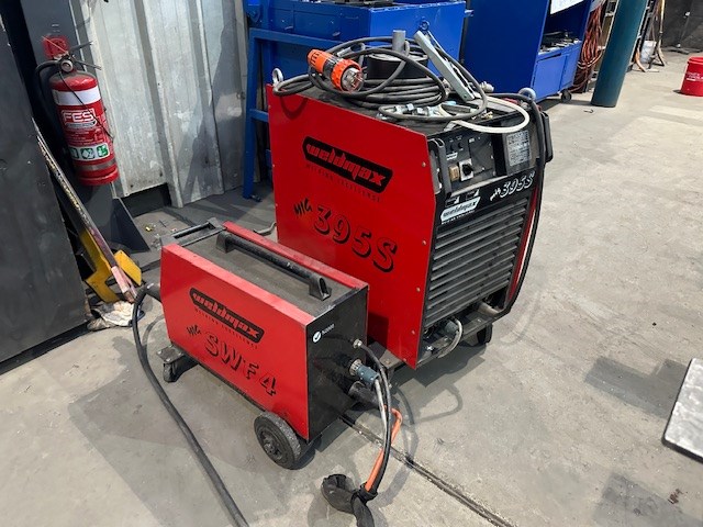 Weldmax Mig 395S Welder with SWF4 Wire Feeder Auction (0047-3027033 ...