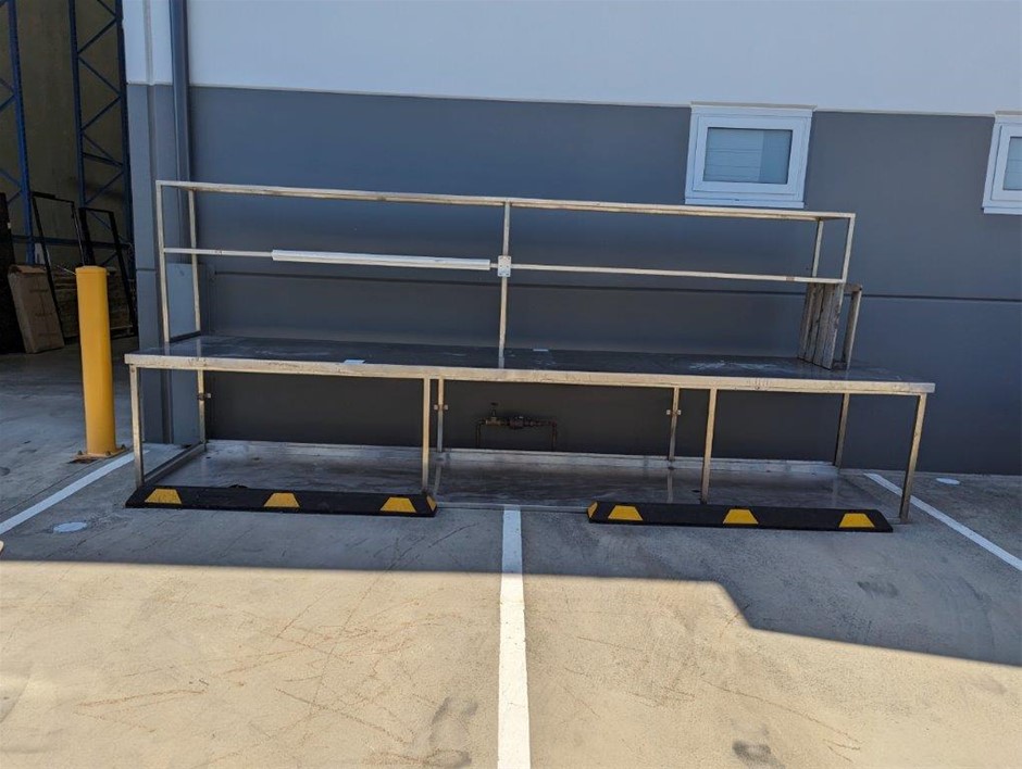 Stainless Steel Kitchen Bench Station Auction (0044-5054248) | Grays ...