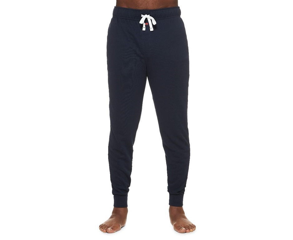 TOMMY HILFIGER Men's French Terry Jogger Pant, Size S, Cotton/Polyester, Na