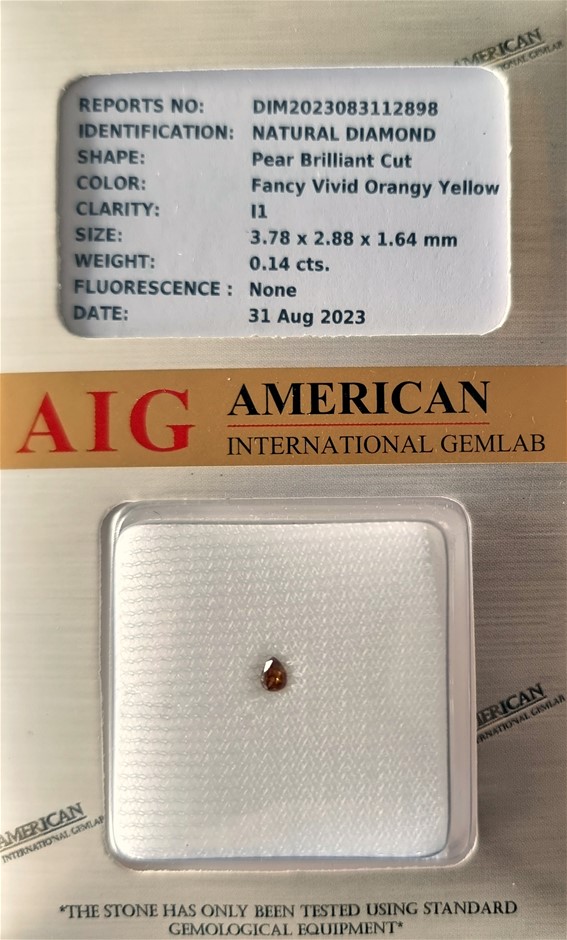 NO RESERVE NATURAL FANCY DIAMONDS 