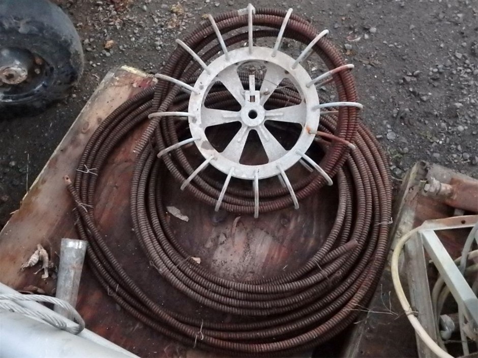Plumbers eel drain snake sewer cable, Auction (00225054338) Grays
