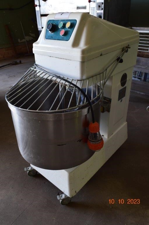 Contents of Pizza Shop, Dough Mixer, 20' Sea Container etc