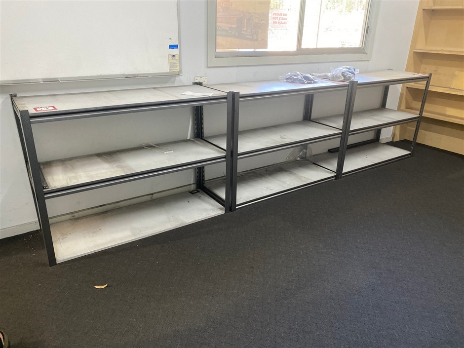 3 x Bays of shelving Auction (00593027218) Grays Australia