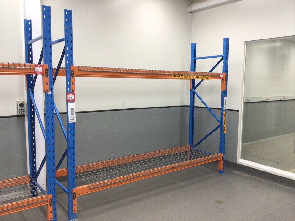 Single Bay Pallet Racking Auction (00443027305) Grays Australia