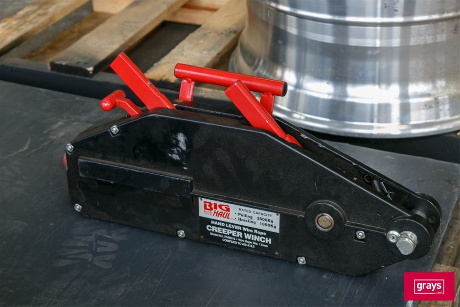 Big Haul RVBH16 Tirfor Cable Hand Winch Auction (00795054433) Grays