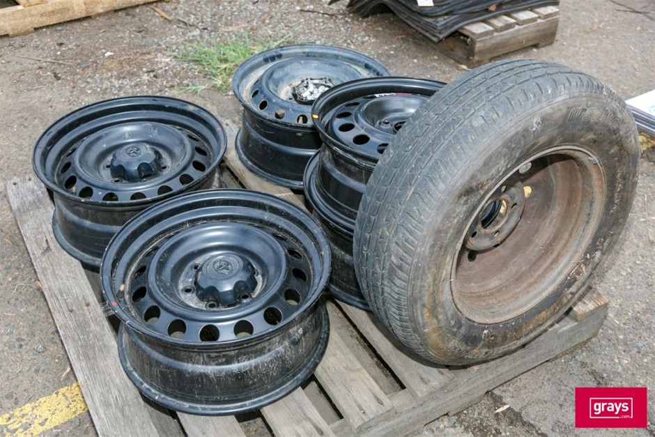 6x Assorted Steel Rims Auction (0234-5054433) | Grays Australia