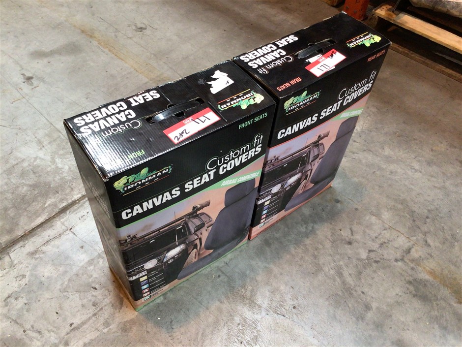 Unused Ironman Canvas Seat Covers Auction (01717048168) Grays Australia