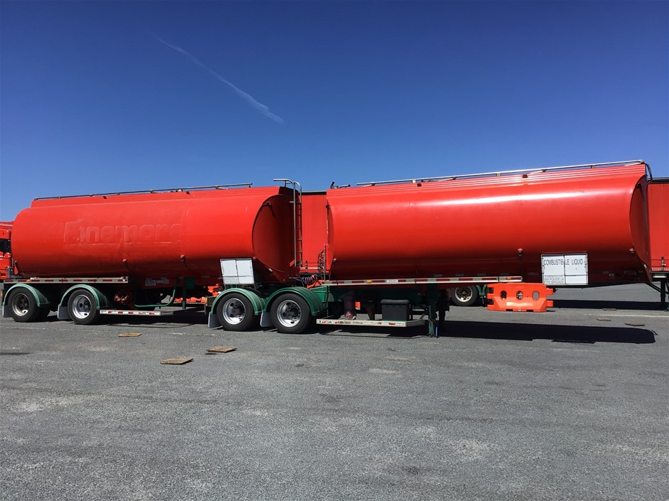 2005 Marshall Lethlean AL4570/AL4573 Tandem Fuel Tanker A/B Double ...