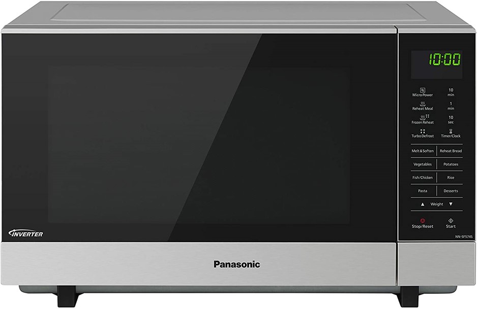 PANASONIC Microwave Oven, 27L, Model NNSF574SQPQ, Stainless Steel. NB