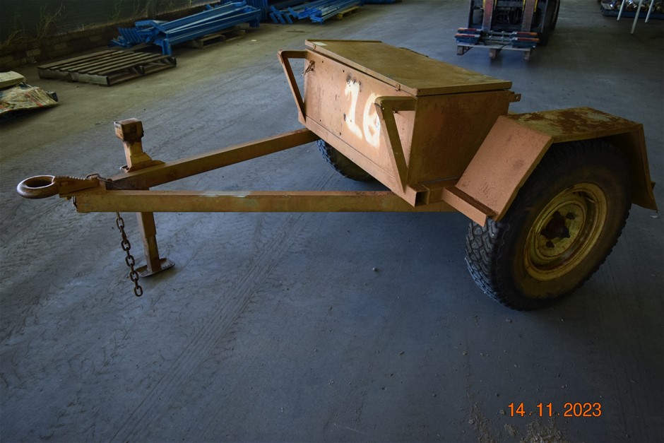 Single Axle Tool Box Trailer Auction (00029046388) Grays Australia