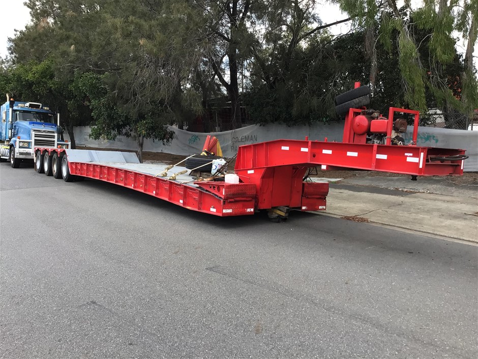 2008 Martin 465RGN Quadaxle Low Loader Trailer