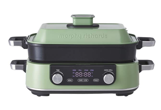 Morphy Richards 3-in-1 Multifunction Cooking Pot Red/Green 2021 Stock New