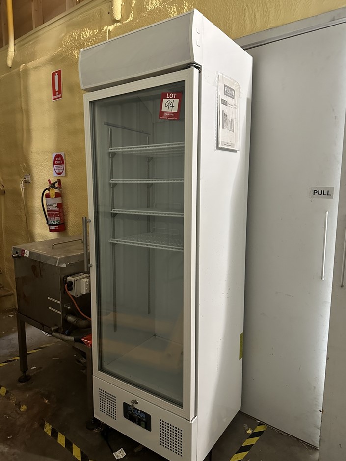 POLAR DM076A Single Glass Door Fridge Auction (00943027661) Grays