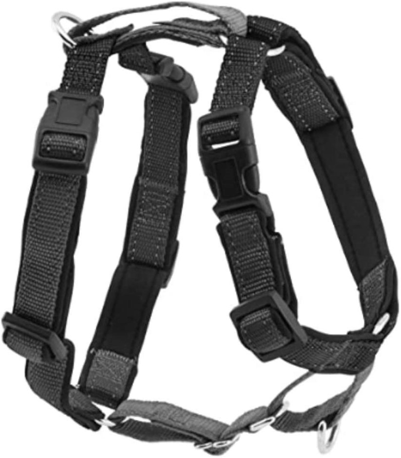 PETSAFE 3 in 1 Dog No Pull Harness and Car Restraint, Large, Black.