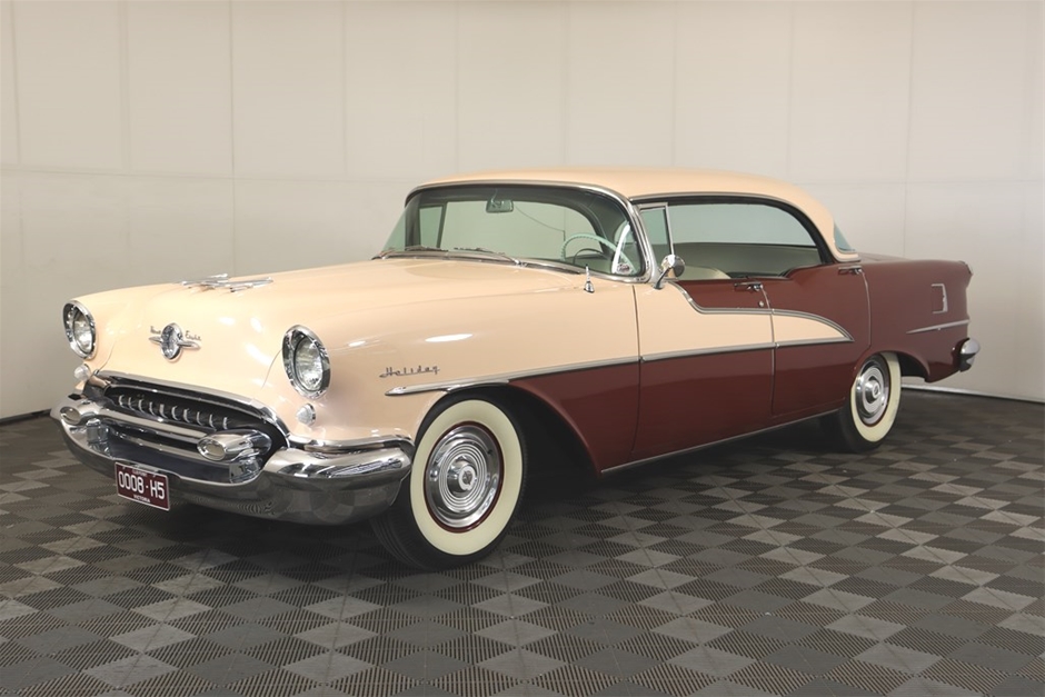 1955 Oldsmobile Holiday 98 Hardtop Auto 4 door pillarless Auction (0001 ...