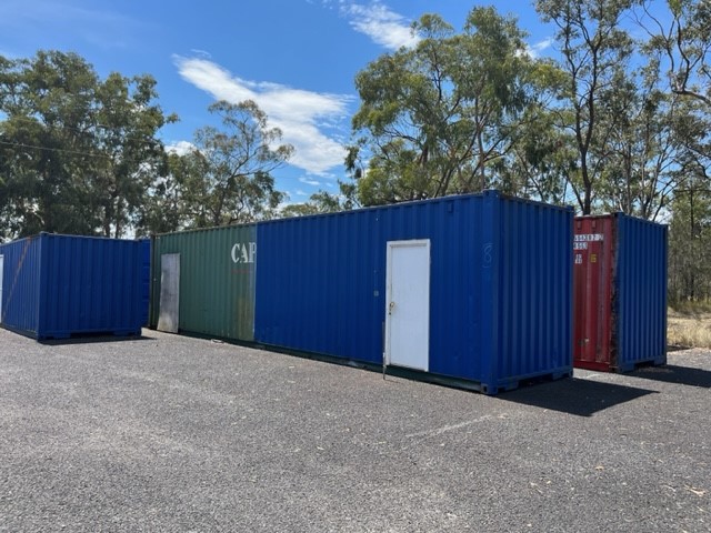 Ex RFS Modified Shipping Containers
