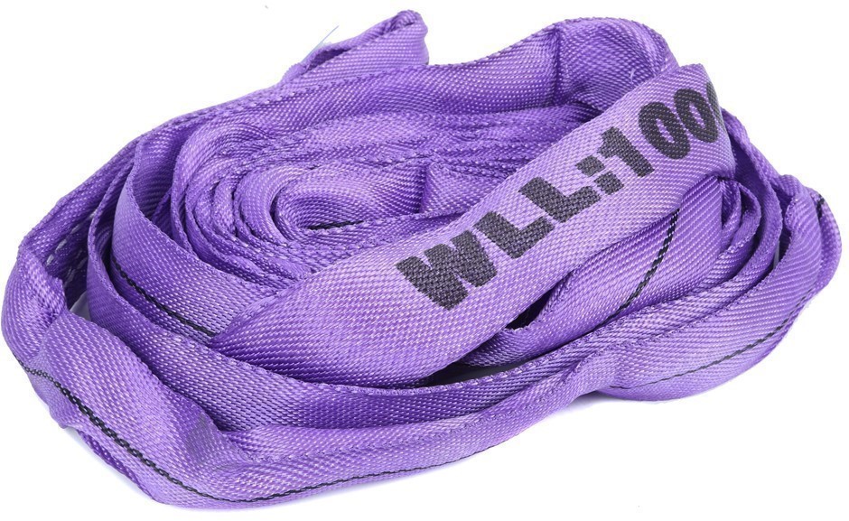 2 x Round Lifting Slings, WLL 1000kg x 3.5M (With Test Cert).