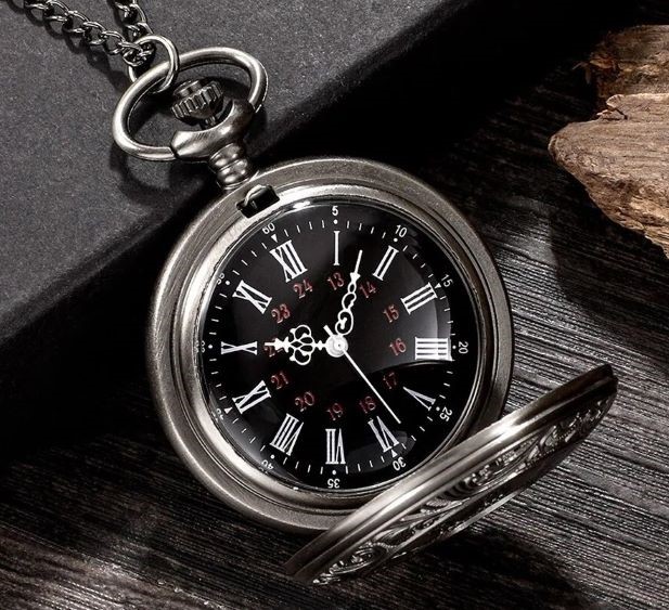 Cherokee quartz pocket discount watch