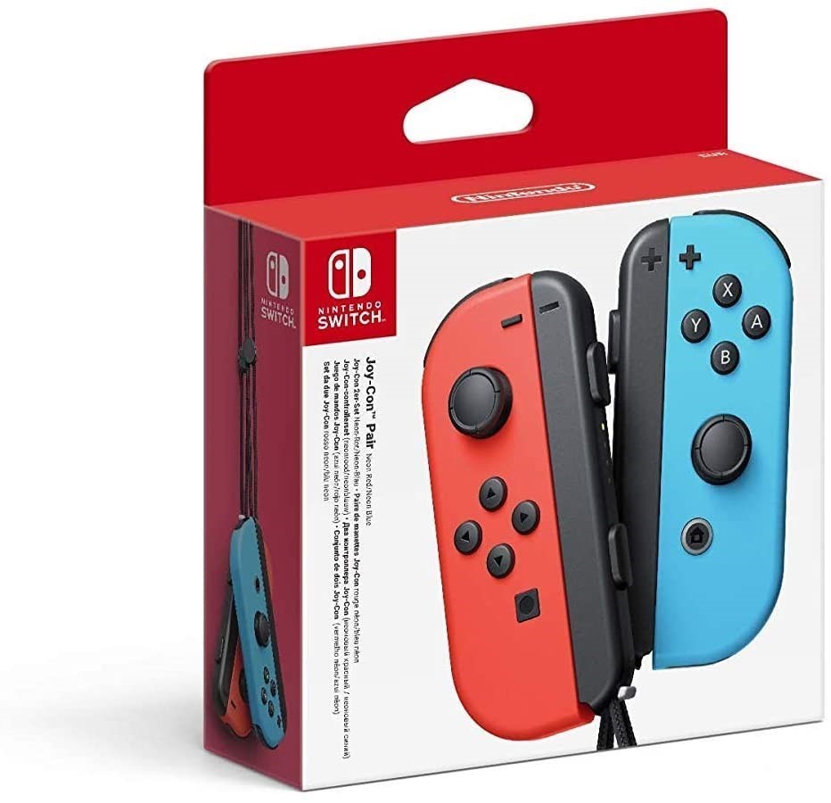 NINTENDO SWITCH Joy-Con Pair, Red/Blue. Buyers Note - Discount Freight Rat