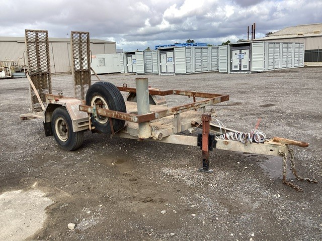 1990 Roger’s & Sons Pty Ltd Single Axle Plant Trailer Auction (0001 ...