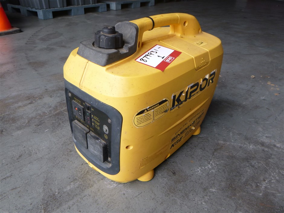 Kipor KGE 2000Ti Digital Generator 2kVA Auction (0004-8018272) | Grays ...