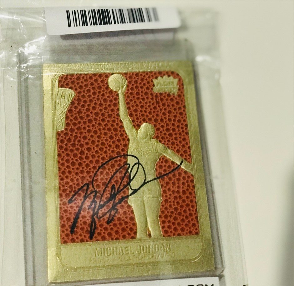 michael jordan silver signature baseball card