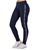 TOMMY HILFIGER Women's Side Logo Leggings, Size S, 95% Cotton, Navy Blazer