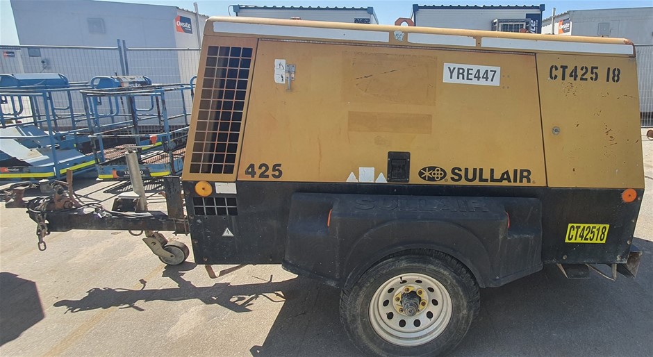 2012 Sullair 425DPQ Compressor 425cfm Diesel After Cooled