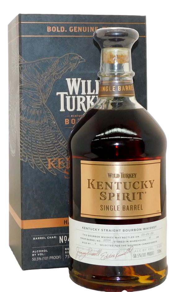 Wild Turkey Kentucky Spirit (1x 750mL), USA.